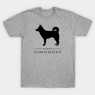 Alaskan Klee Kai Black Silhouette T-Shirt